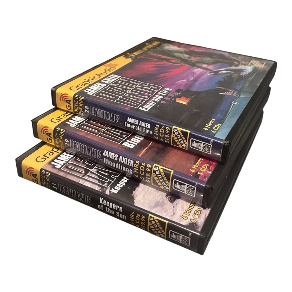 GraphicAudio CD James Axler Death Lands Set #28 29 31 Fiction